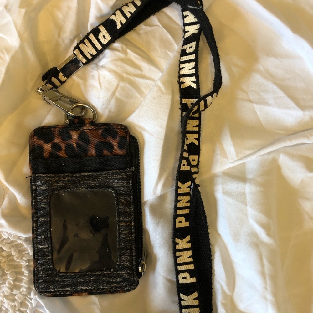 Pink I.d holder